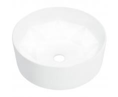 vidaXL Lavabo 36x14 cm cerámica blanco