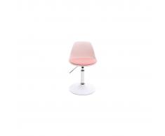 miliboo Silla de escritorio diseño infantil rosa