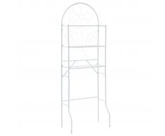 vidaXL Estante de baño blanco 60x33x174 cm