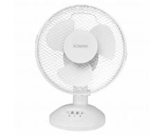 Bomann Ventilador de mesa VL 1137 CB 23 cm 30 W blanco