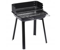 Grillchef Barbacoa portátil de camping PortaGo 33x26 cm negra 11527