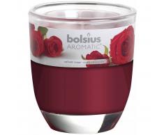 Bolsius Velas perfumadas Velvet Rose rojas 6 unidades 03626150381