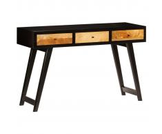 vidaXL Escritorio de madera maciza de mango 120x40x76 cm