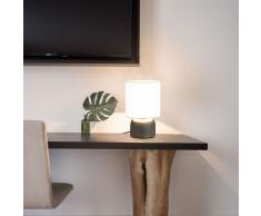 vidaXL Lámparas de mesa táctiles 2 unidades blanco E14