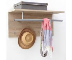FMD Perchero de pared 72x29,3x34,5 cm roble 441-001