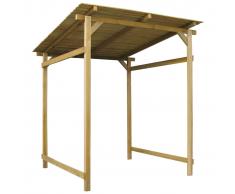 vidaXL Marquesina de jardín madera pino impregnada FSC 170x200x200 cm