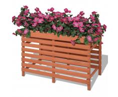 vidaXL Jardinera de madera 100x50x71 cm