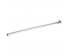 vidaXL Brazo de soporte para mampara ducha acero inoxidable 70-120 cm