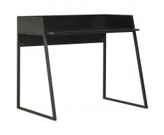 vidaXL Escritorio negro 90x60x88 cm