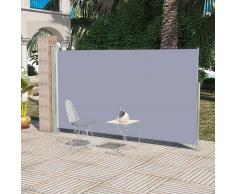vidaXL Toldo lateral de jardín o terraza gris 180x300 cm