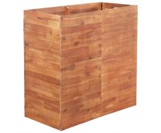 vidaXL Jardinera de madera de acacia 100x50x100 cm