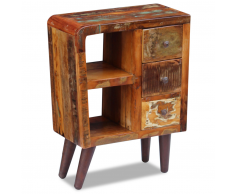 vidaXL Aparador de madera maciza reciclada 60x30x80 cm