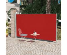 vidaXL Toldo lateral de jardín o terraza 180 x 300 cm rojo