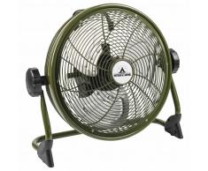 Bestron Ventilador de suelo para exterior recargable AOD12ACCU verde