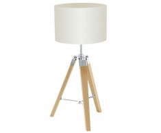 EGLO Lámpara de mesa Lantada 94323, 68 cm, beige