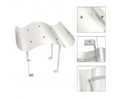 vidaXL Sombrerete de chimenea de acero inoxidable plateado