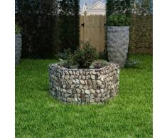 vidaXL Jardinera hexagonal de gaviones 100x90x50 cm