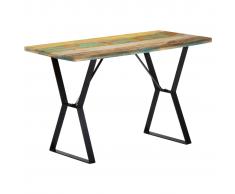 vidaXL Mesa de comedor madera maciza reciclada 120x60x76 cm