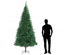 vidaXL Árbol de Navidad artificial verde 300 cm