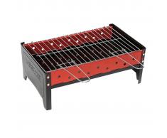 Camp Gear Barbacoa de carbón 44x25x16 cm acero inoxidable 8108357