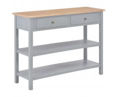 vidaXL Aparador de MDF 110x35x80 cm gris