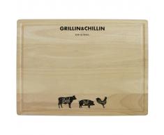 Gusta Tabla de cortar G&C 39x29x1,5 cm madera caucho 01139660