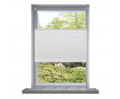 vidaXL Plisse Persiana Blanco Cortina Plisada 100X200cm
