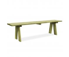 vidaXL Banco de jardín 170 cm madera de pino impregnada