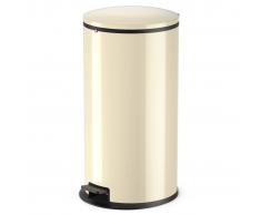 Hailo Cubo de basura con pedal Pure tamaño XL 44 L vainilla 0545-050