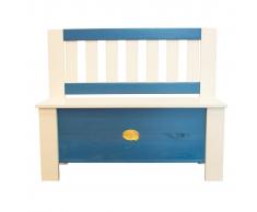 AXI Banco de almacenamiento para niños Moby azul y blanco A031.041.00
