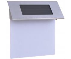 vidaXL Lámpara solar LED con el número de casa acero inoxidable