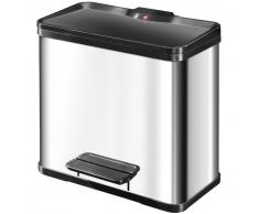 Hailo Cubo con pedal Oko Duo Plus tamaño L 17+9 acero inox 0630-200