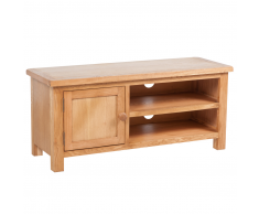 vidaXL Mesa de roble para TV, 103 x 36 x 46 cm