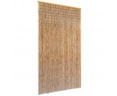 vidaXL Cortina de bambú para puerta contra insectos 100x200 cm