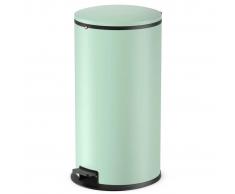 Hailo Cubo de basura con pedal Pure tamaño XL 44 L menta mate 0545-070