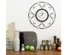 vidaXL Reloj de pared de jardín vintage 45 cm
