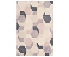 vidaXL Alfombra estampada poliéster multicolor 80x150 cm