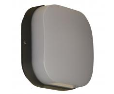 Luxform Lámpara LED de pared para jardín Amsterdam blanca LUX1508Z