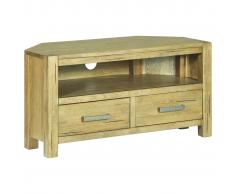 vidaXL Mueble de TV de esquina madera de roble rústica 88x42x46 cm