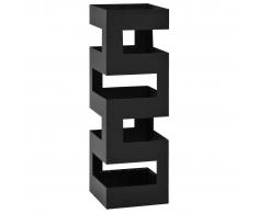 vidaXL Paragúero diseño tetris acero negro
