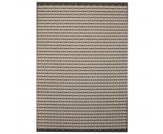 vidaXL Alfombra de exterior/interior 120x170 apariencia sisal cuadrado