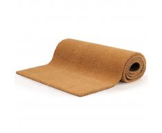 vidaXL Felpudo de fibra de coco color natural 24 mm 100x300 cm