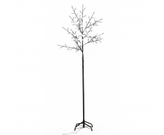 vidaXL Luces De LED Parpadeas De Árbol Blancas 210cm