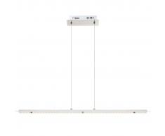 GLOBO Lámpara colgante LED LIGURIA cromo y vidrio 67804-18H