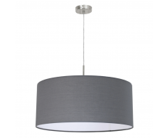 EGLO Lámpara colgante de techo, redonda Pasteri 31577, Gris
