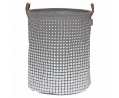 Sealskin Cesto para la ropa sucia Speckles gris 60 L 361892012