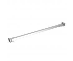 vidaXL Brazo de soporte para mampara de ducha acero inoxidable 57,5 cm
