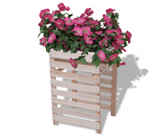 vidaXL Jardinera de madera 38x36x60 cm