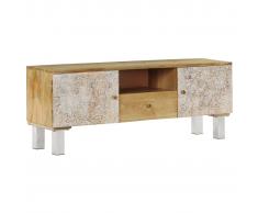 vidaXL Mueble para TV de madera maciza de mango 118x30x45 cm