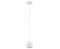 EGLO Lámpara colgante de techo, LED Petto 1 94246, Blanco